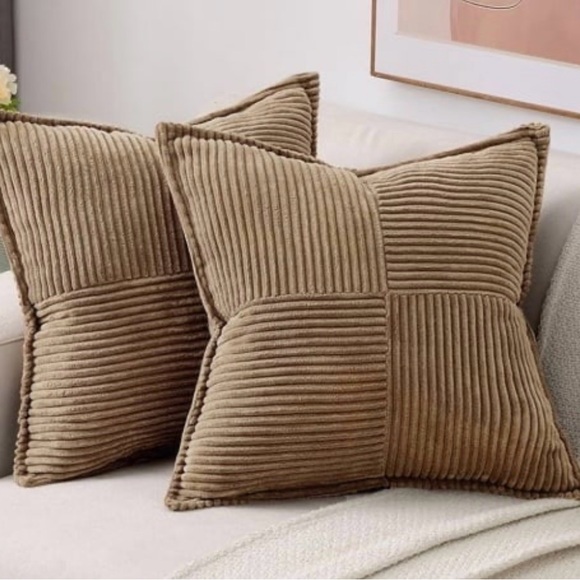 $ Firm 2 Throw Pillow Covers 20x20 - Picture 1 of 10